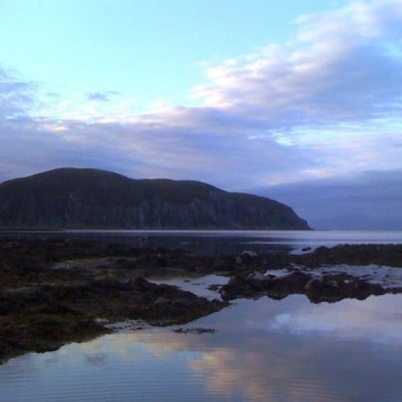 Davaar Island, Campbelltown Loch, Scotland; photo courtesy Kintyrecottages.com